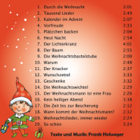 CD Cover Bunte Lieder Durch die Weihnacht