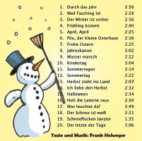 CD Cover Bunte Lieder Durch das Jahr