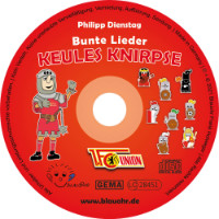 CD Label Bunte Lieder Keules Knirpse